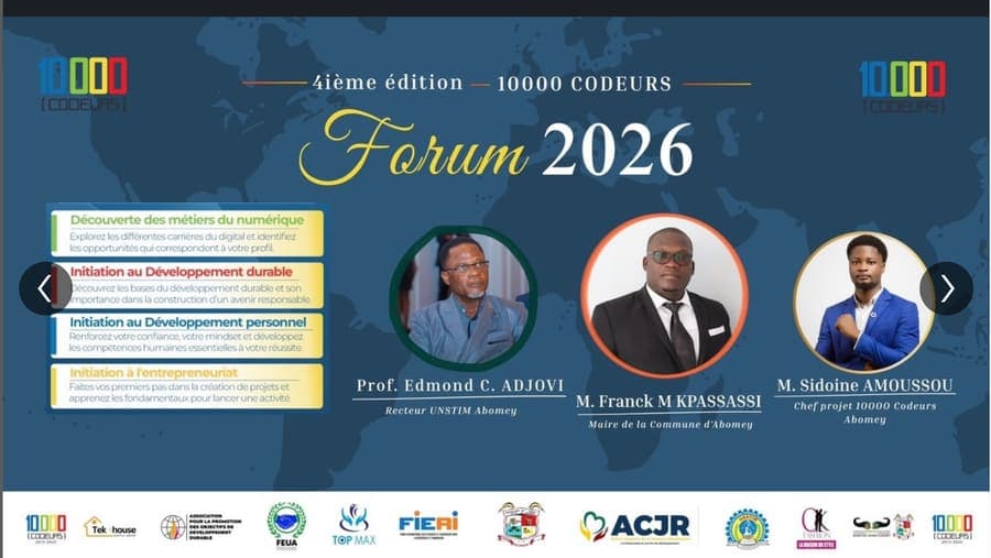 Affiche officielle — Sidoine S. Amoussou