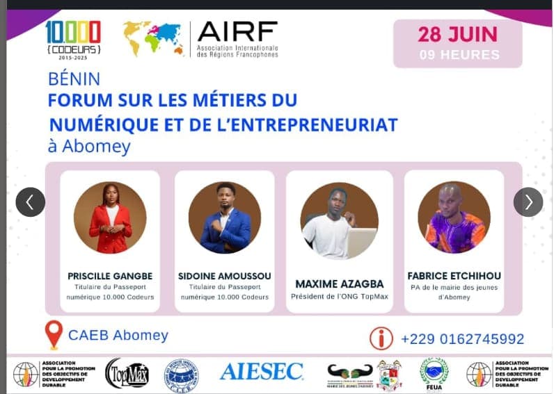 Affiche officielle — Sidoine S. Amoussou