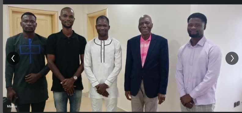 Audience avec l'ancien maire d'Abomey — Sidoine S. Amoussou